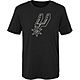 Outerstuff Boys' San Antonio Spurs Primary Logo Graphic T-shirt                                                                  - view number 1 selected