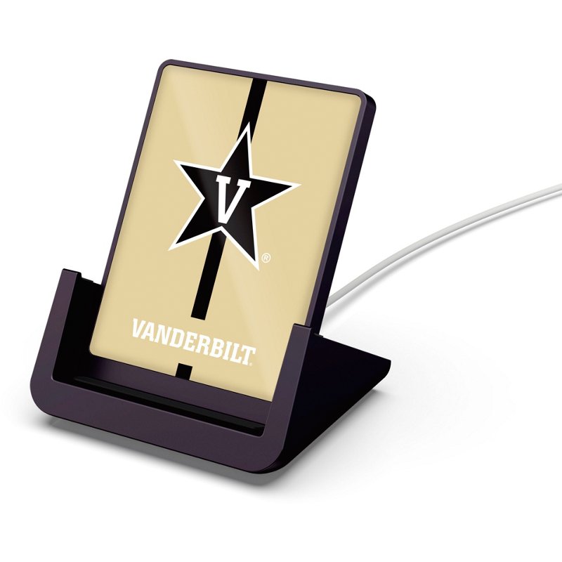 Mizco Vanderbilt University Wireless Charging Phone Stand Black - NCAA Novelty at Academy Sports