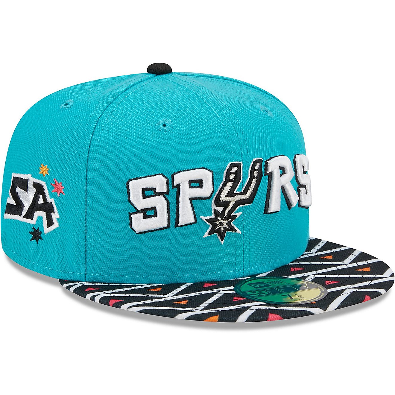 New Era San Antonio Spurs 2022/23 City Edition Official 59FIFTY Fitted Hat                                                       - view number 3