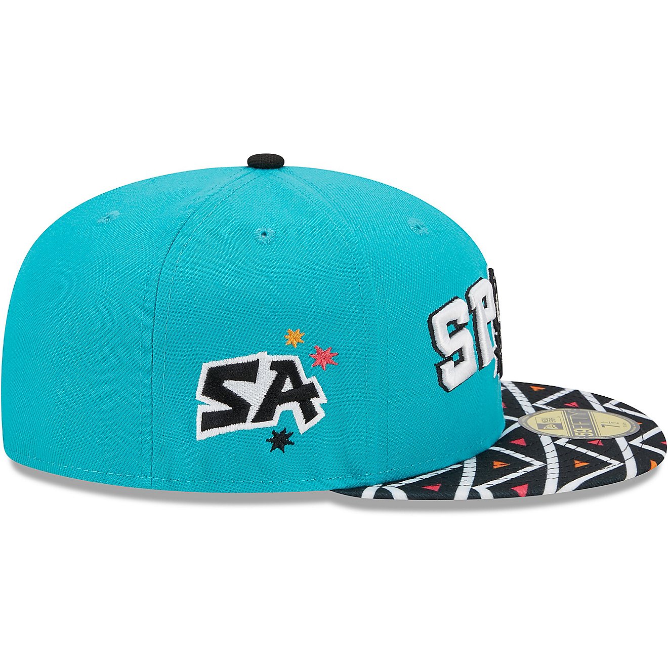 New Era San Antonio Spurs 2022/23 City Edition Official 59FIFTY Fitted Hat                                                       - view number 4
