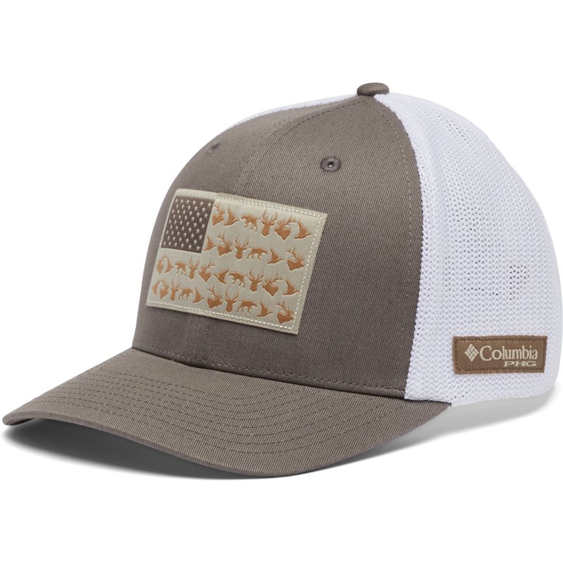 Columbia Sportswear Men's PHG Game Flag Ball Cap Iron Flag, Large/X-Large - Men's Hunting/Fishing Headwear at Academy Sports