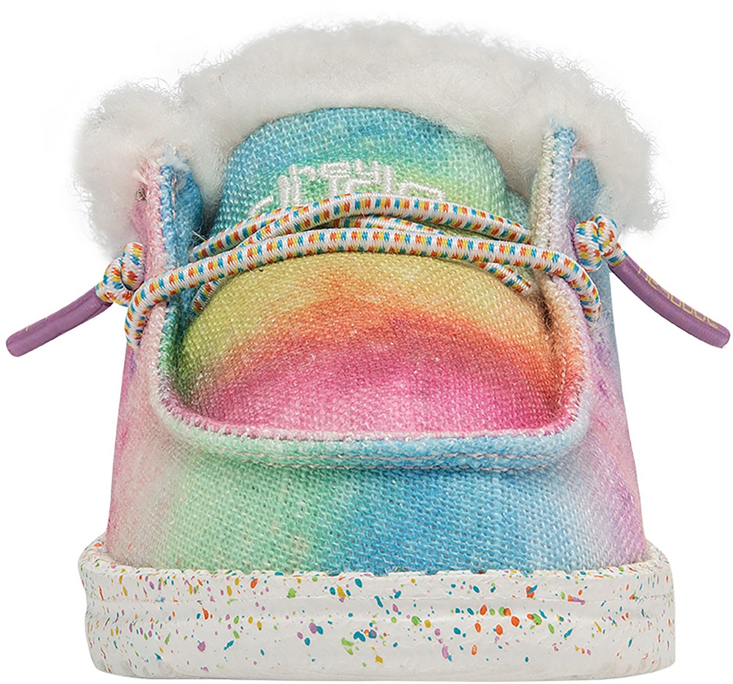HEYDUDE Toddler Girls' Wendy Rainbow Dreamer Moc Shoes Academy