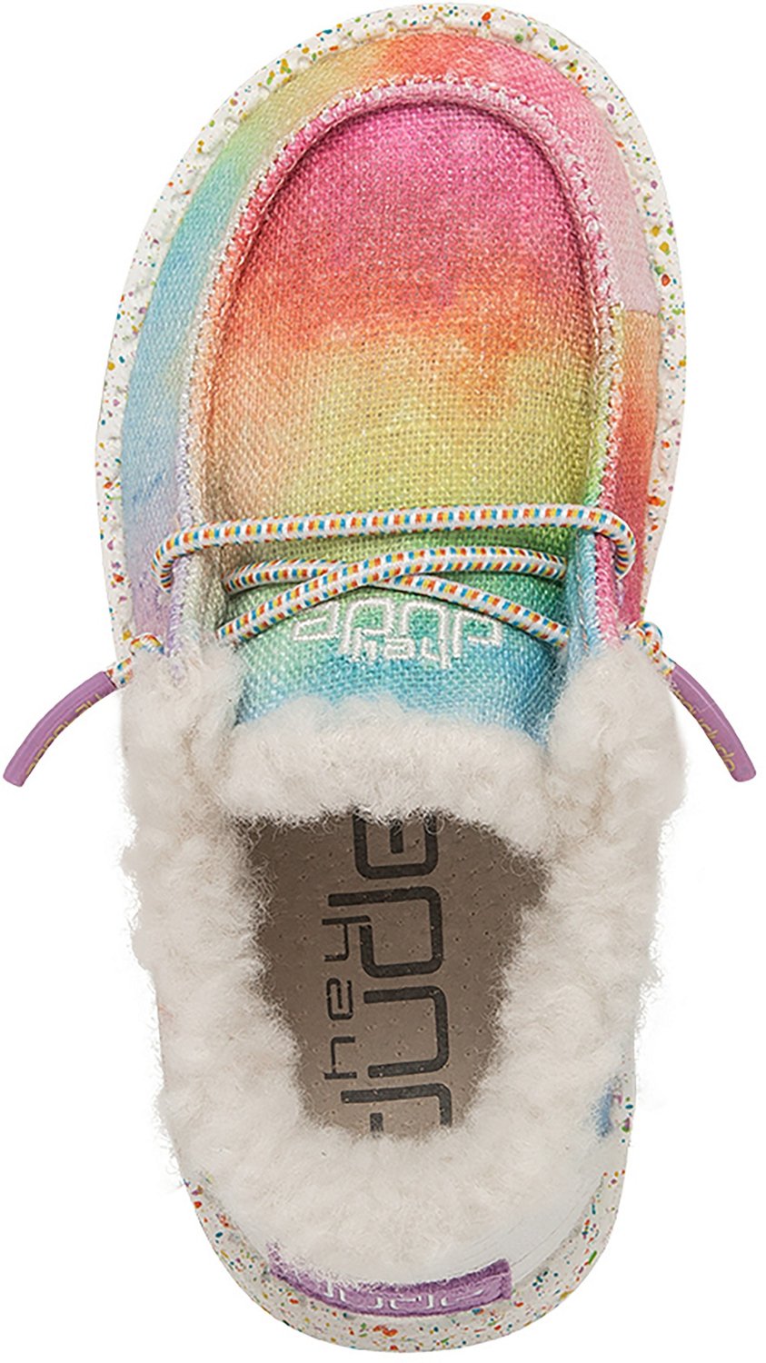 HEYDUDE Toddler Girls' Wendy Rainbow Dreamer Moc Shoes Academy