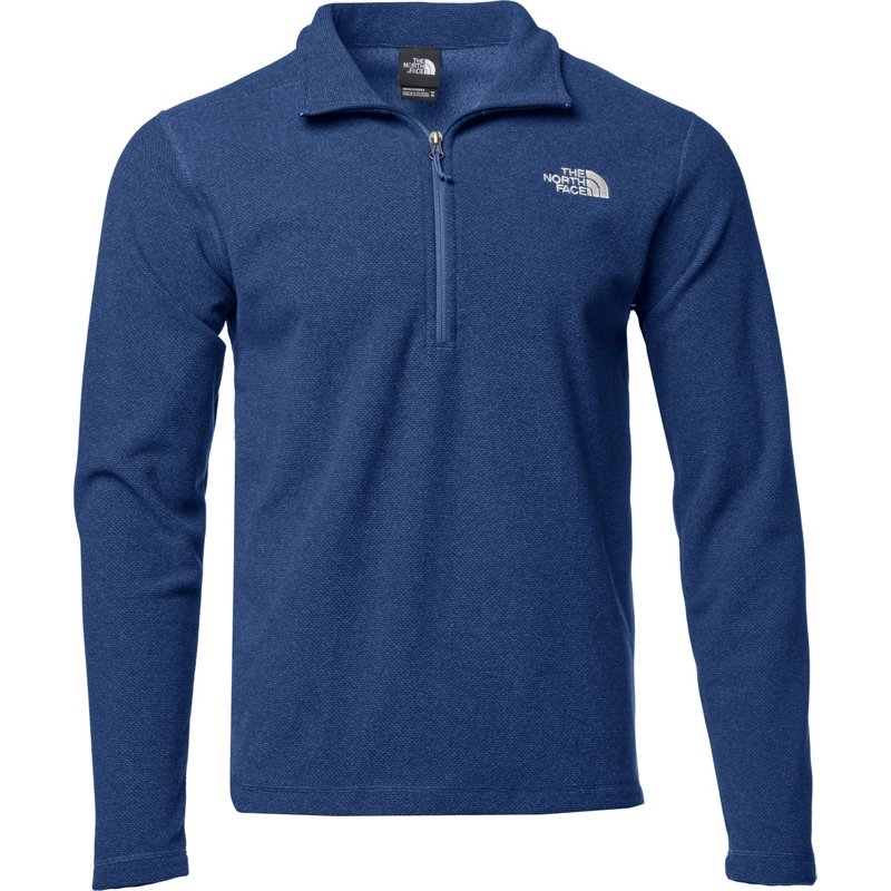 The North Face Men's Textured Cap Rock 1/4 Zip Pullover Sweatshirt Blue Dark, Large - Men's Longsleeve Outdoor Tops at Academy Sports