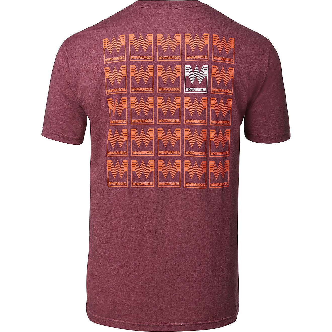 Whataburger Men's Multiple W Back Graphic T-shirt                                                                                - view number 1