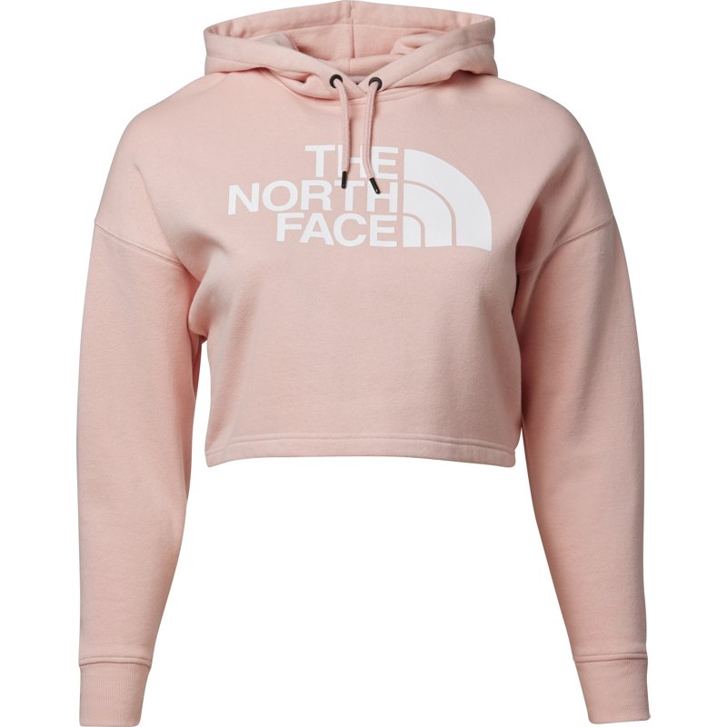 The North Face Women's Cropped Pullover Hoodie Pink, Large - Women's Outdoor Long-Sleeve Tops at Academy Sports product image