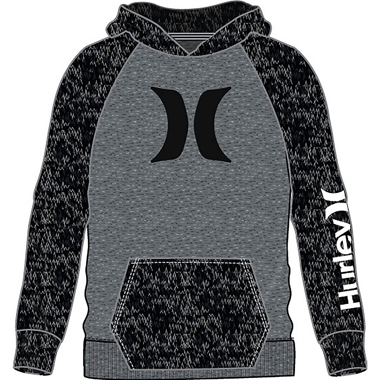 Hurley Boys' Icon Pullover Hoodie                                                                                                - view number 1
