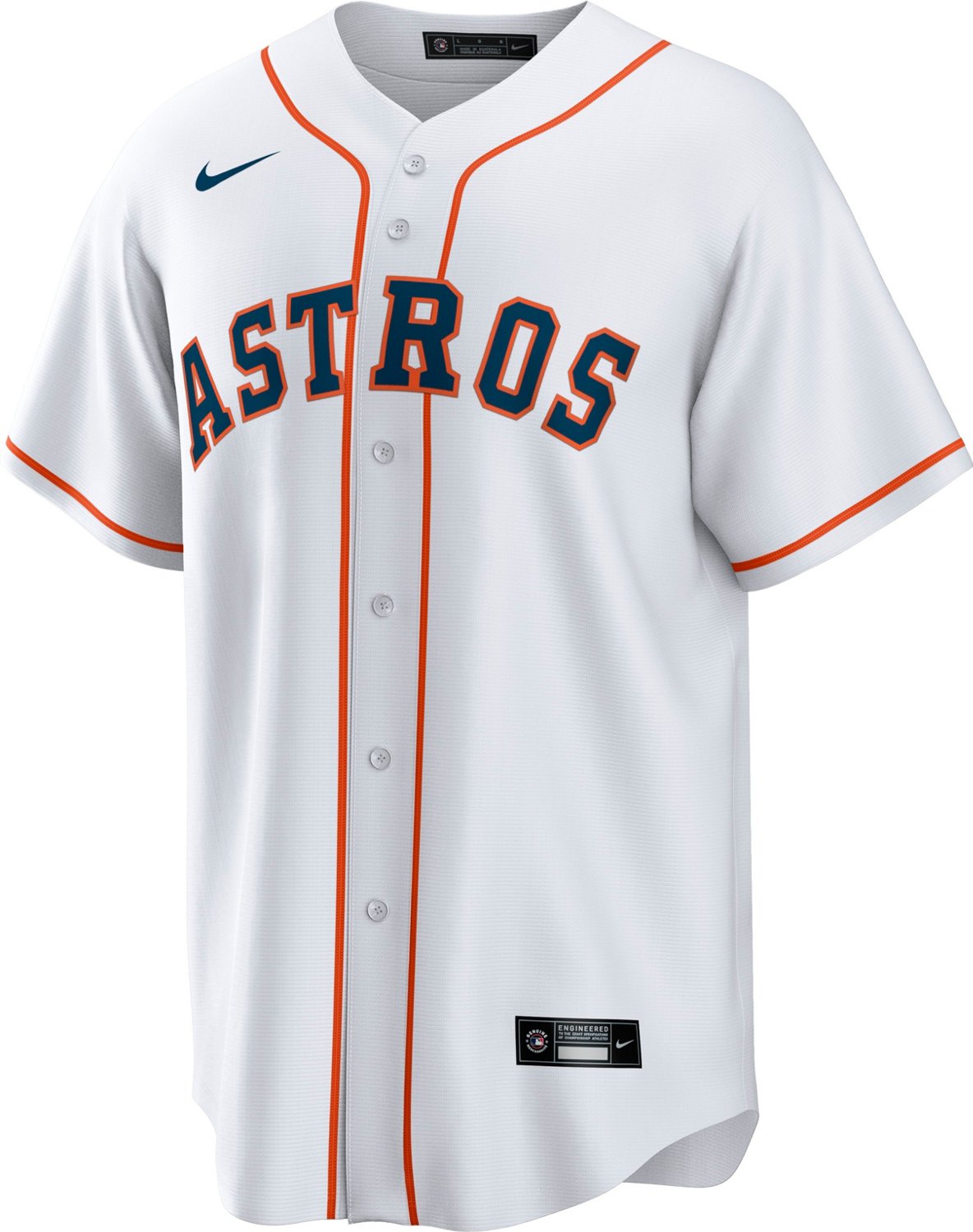 Nike Men's Houston Astros Jeremy Peña #3 Official Home Replica Jersey - view number 2