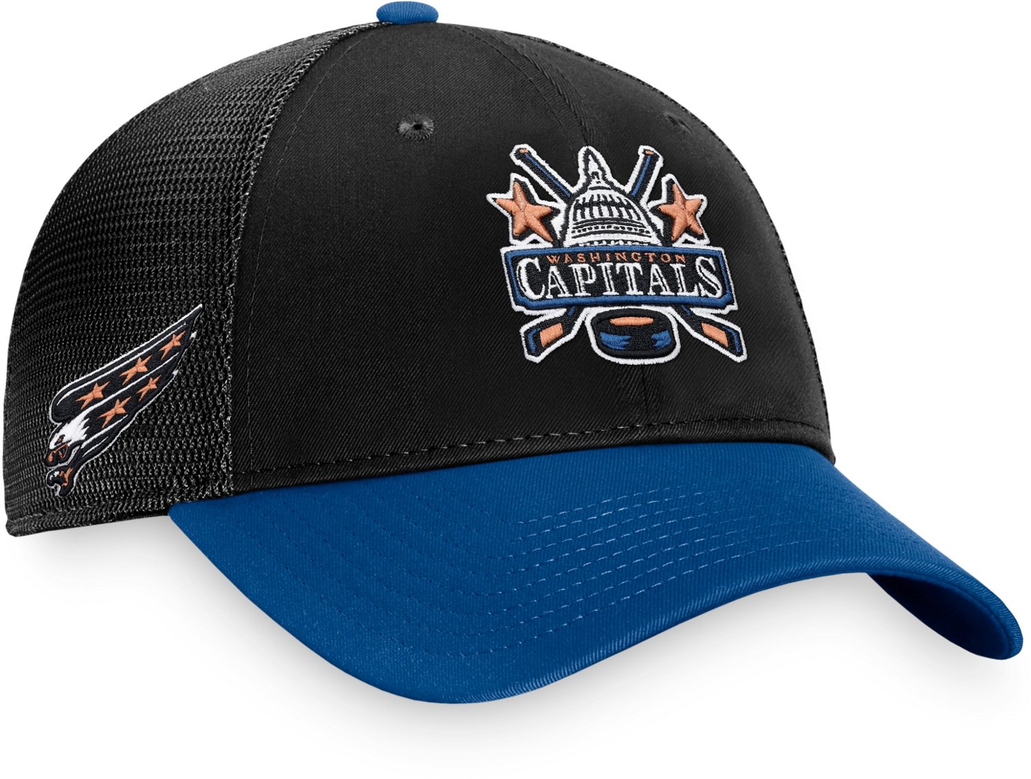 Fanatics Men's Washington Capitals Auth Pro Confidential Program Structured Adjustable Cap                                       - view number 3