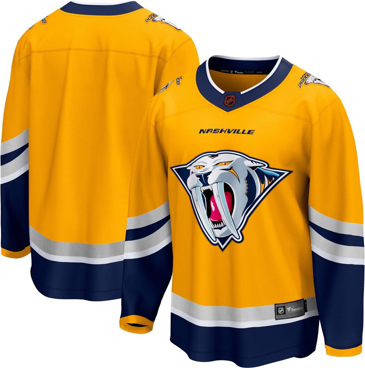 Fanatics Men's Nashville Predators Reverse Retro '22 Breakaway Jersey