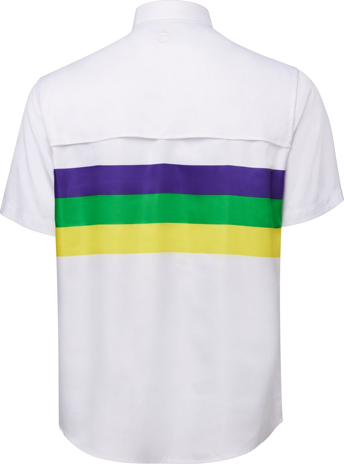Magellan Outdoors Men's Mardi Gras Print Short Sleeve Shirt