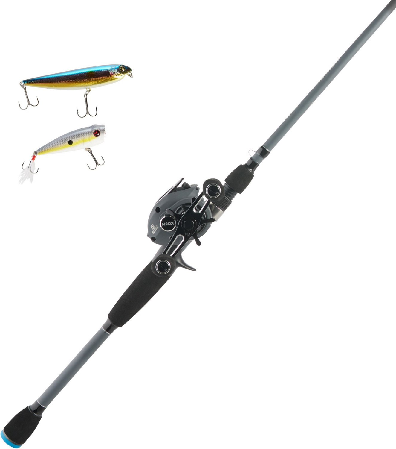 Baitcasting Reel and Rod Combo Kits Telescopic Pole with Spinning