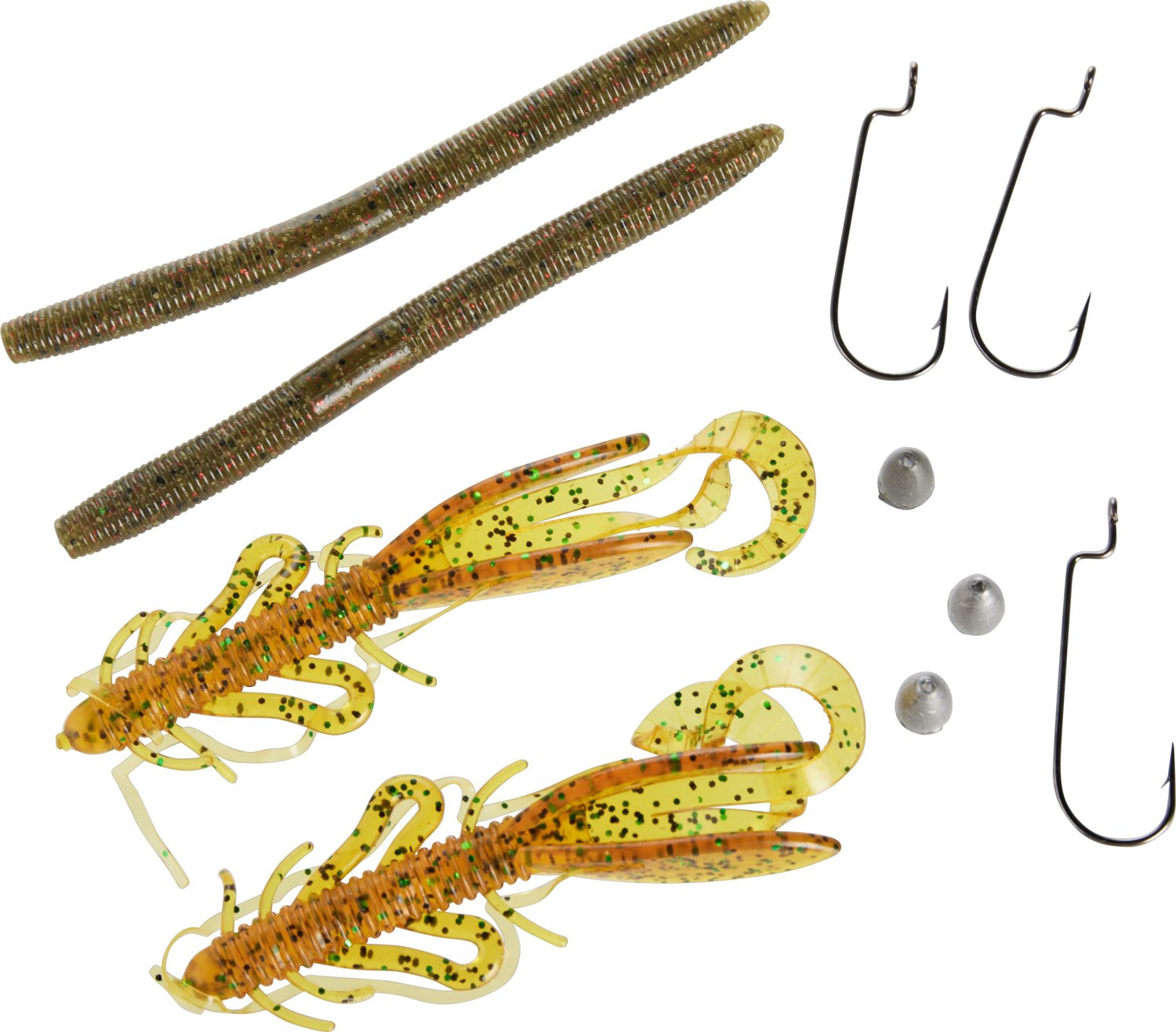 H2OX Premier Baitcast Combo with Soft Plastic Bait Kit                                                                           - view number 5