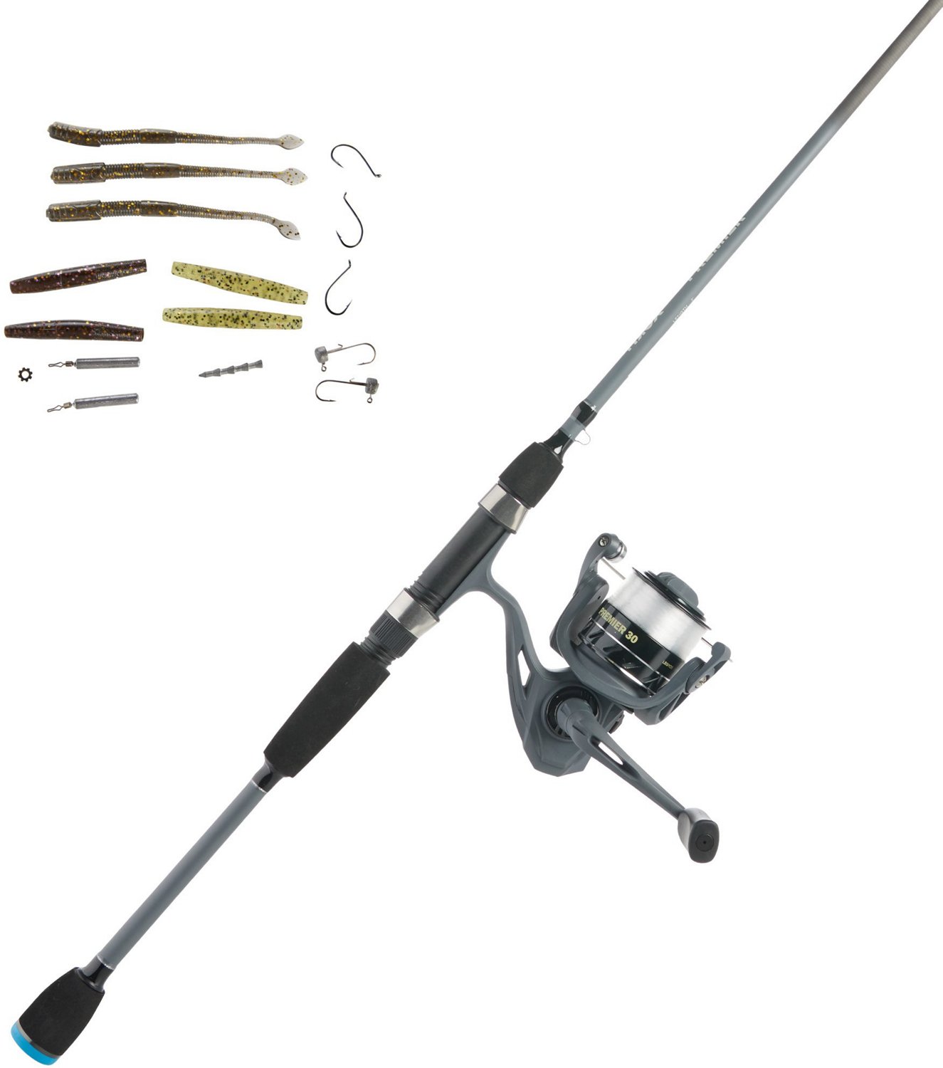 H2OX Premier Spinning Combo with Finesse Bait Kit