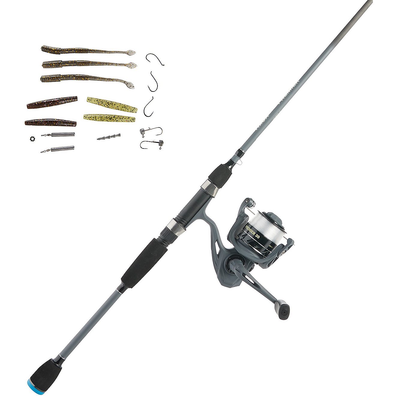 H2OX Premier Spinning Combo with Finesse Bait Kit                                                                                - view number 1
