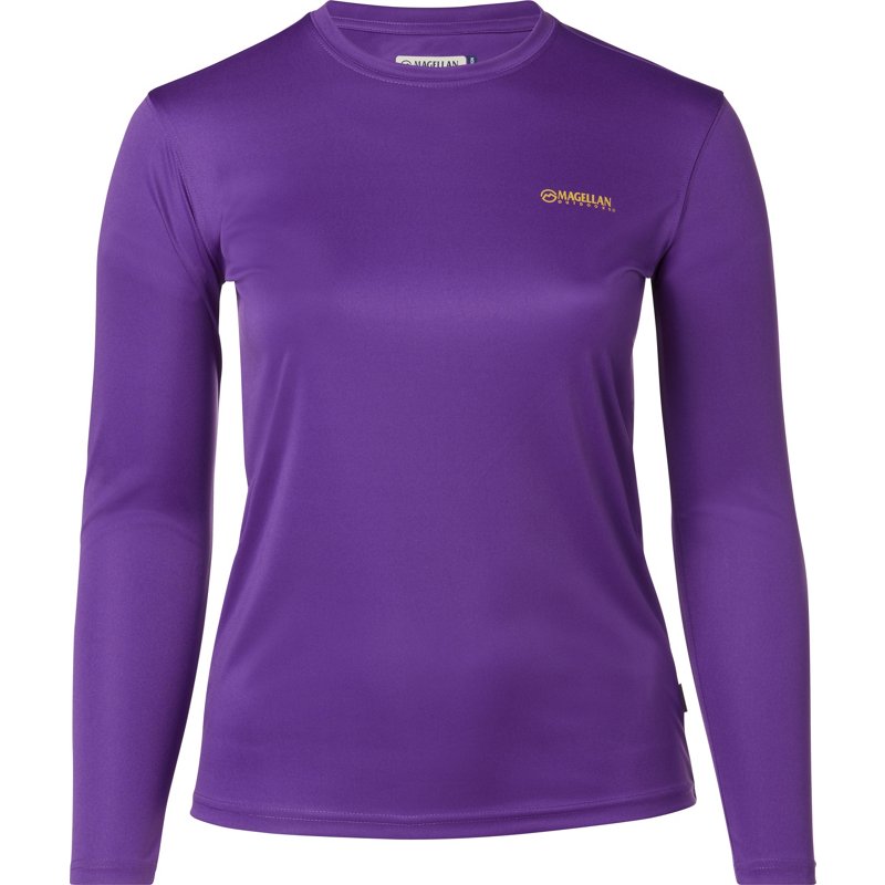 Magellan Outdoors Women's Local State GFX Louisiana Long Sleeve T-Shirt Purple, 2X-Large - Women's Fishing Tops at Academy Sports thumbnail