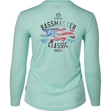 Magellan Outdoors Women's Fishing Bassmaster Classic Americana Fish Crew T-shirt                                                