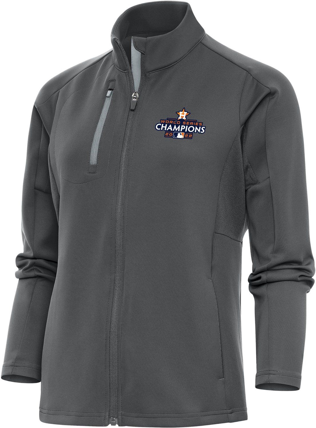 Antigua Women's Houston Astros Generation Full-Zip Gray Jacket