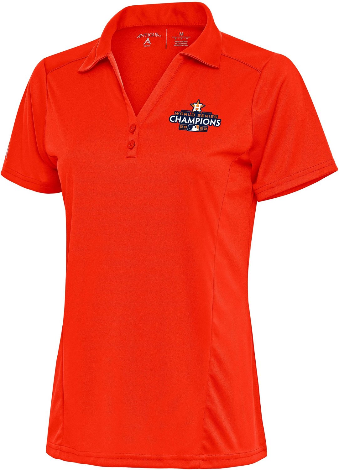 Antigua Women's Houston Astros '22 World Series Champs Tribute Polo