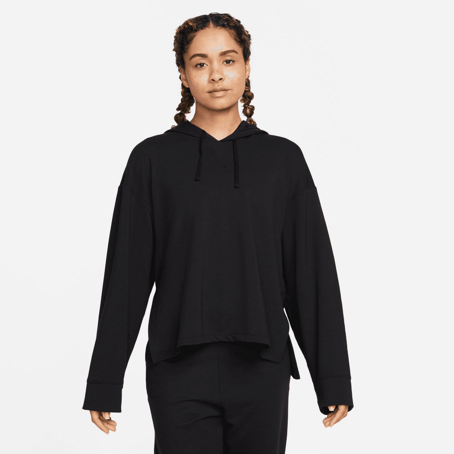 Nike Women's DriFIT Long Sleeve Hoodie Academy