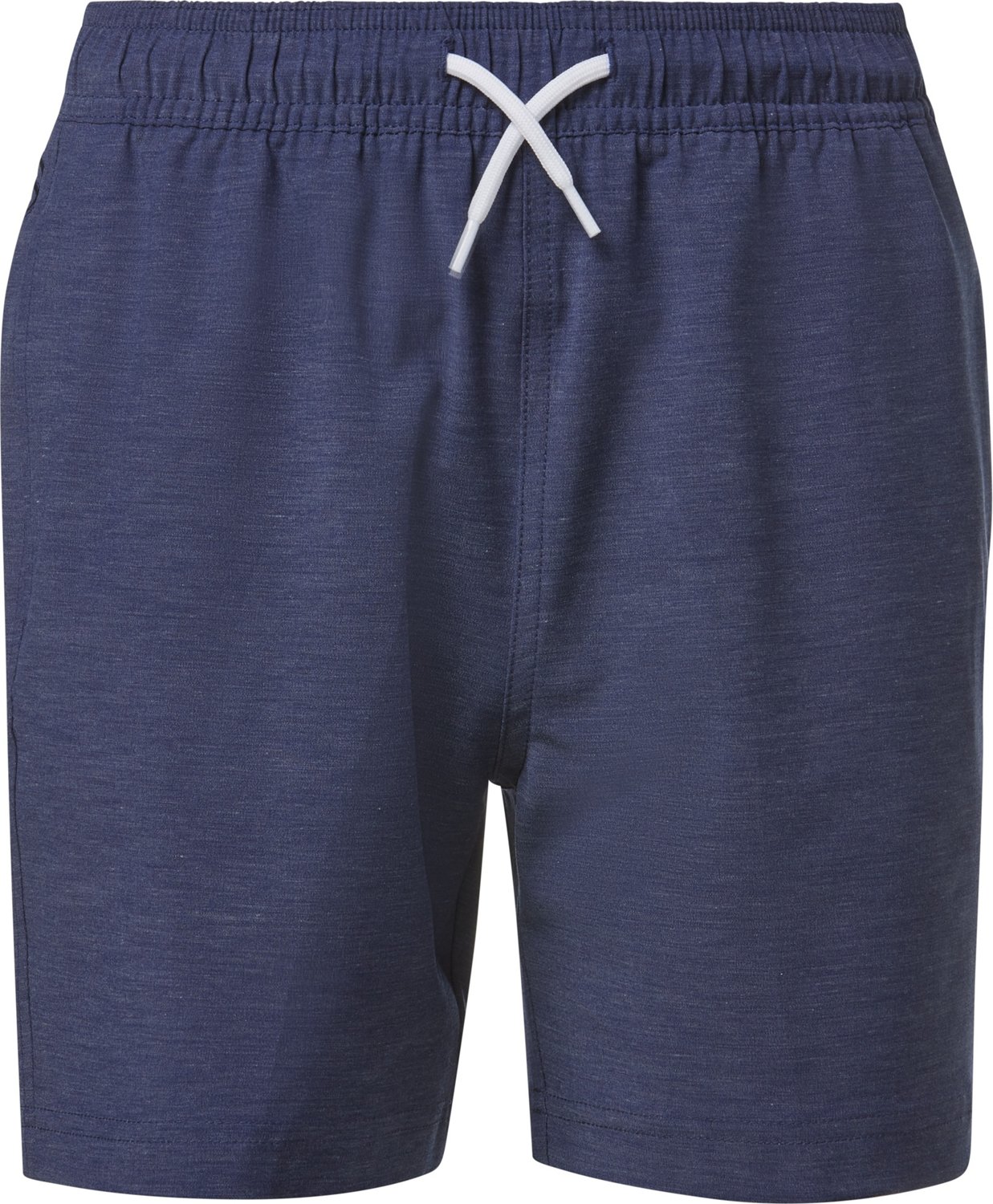 MAGELLAN Outdoors Boys Shorts Blue with Fish Size 8 Fishing Adj. Waist EUC