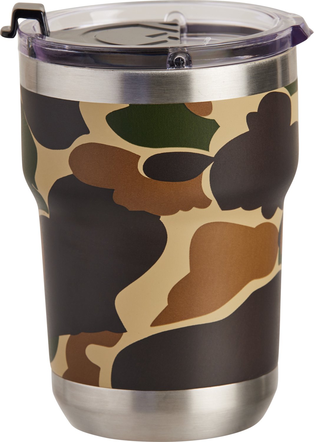 Navy Blue Camouflage Camo Pattern Insulated Tumbler with Lid