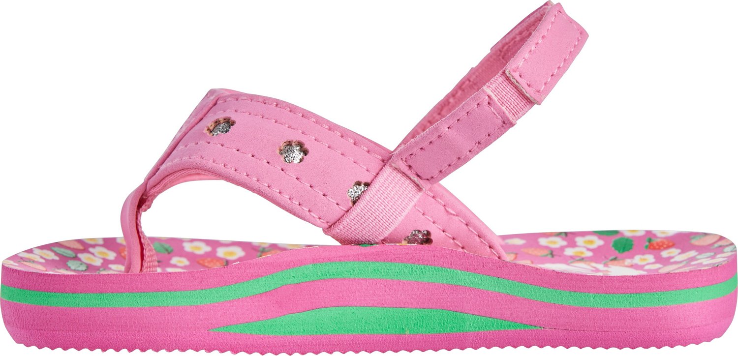 O'Rageous Toddler Girls' Strawberry Flip Flops | Academy