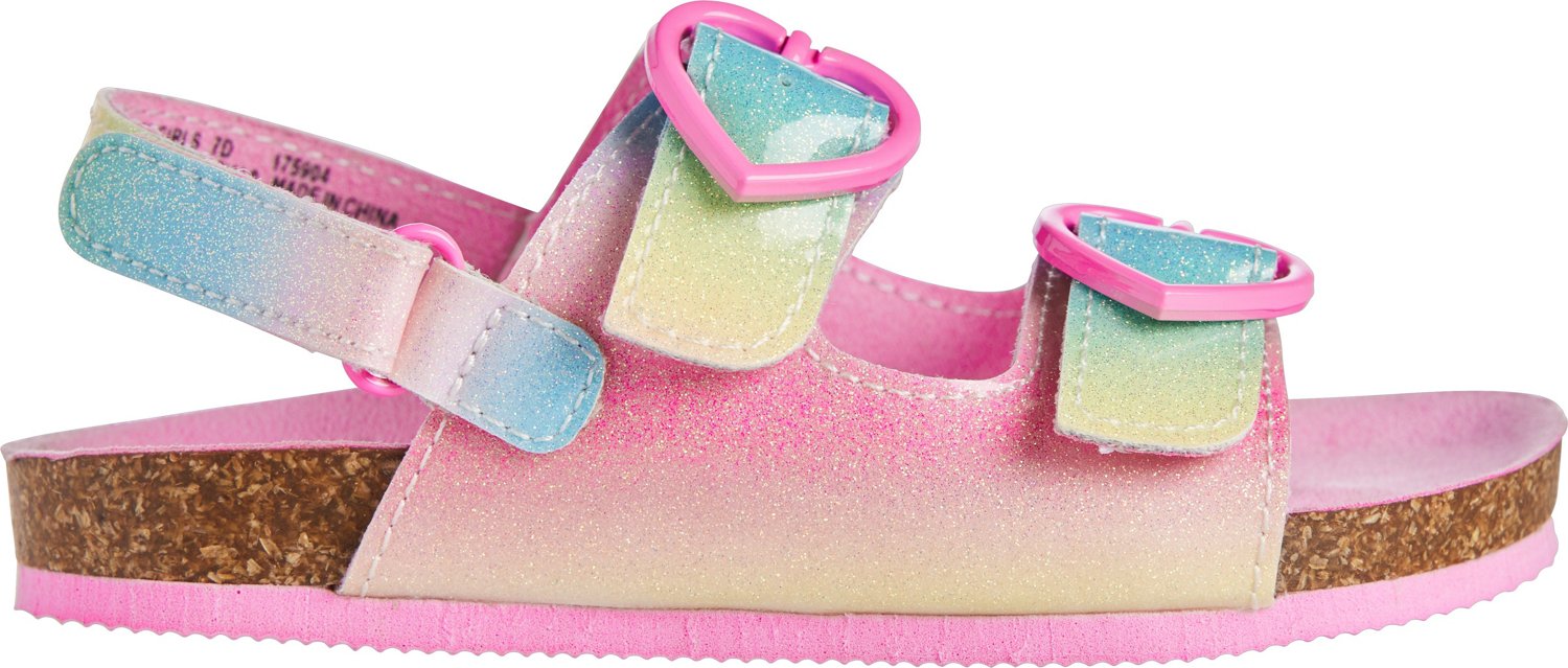 O'Rageous Toddler Girls' Glitter Sandals Academy
