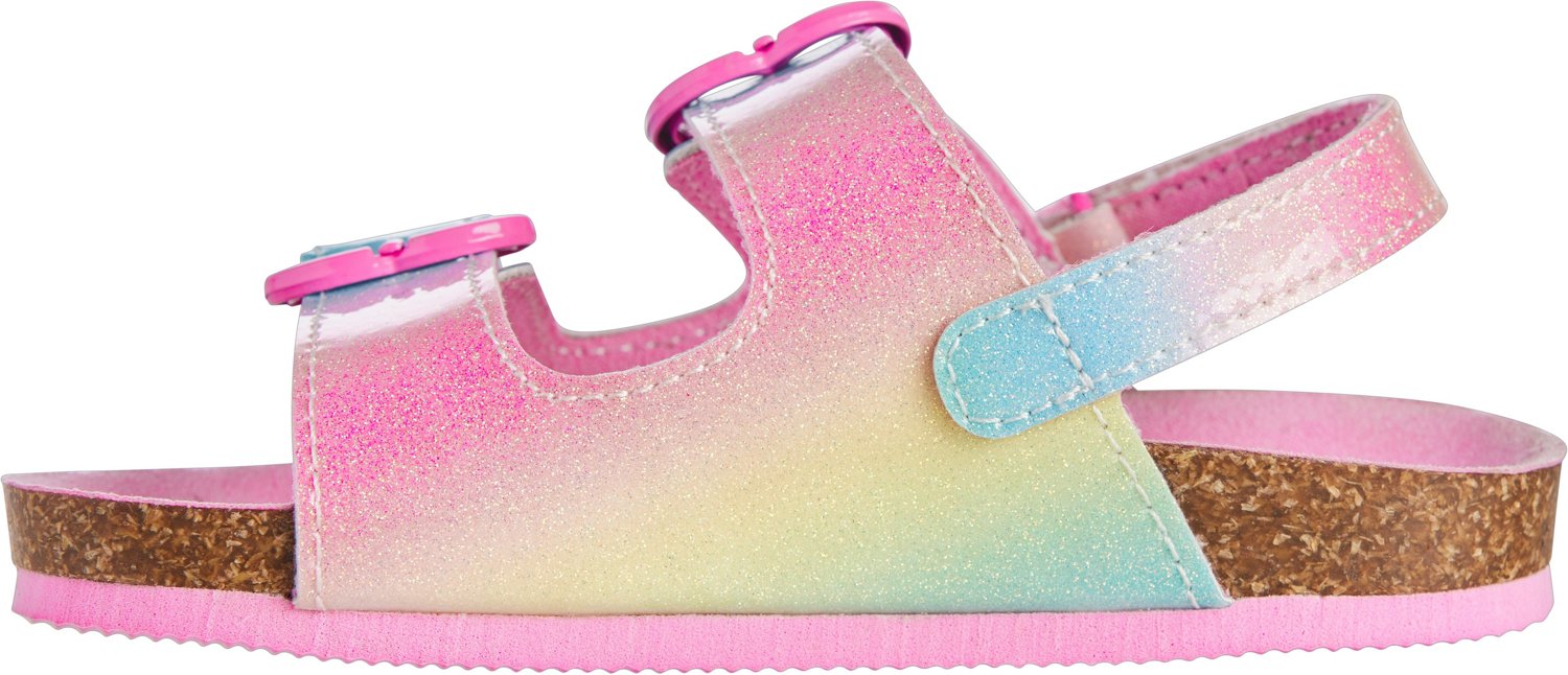 O'Rageous Toddler Girls' Glitter Sandals Academy