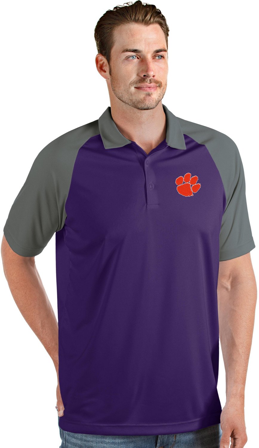 Antigua Men's Clemson University Nova Polo Shirt | Academy