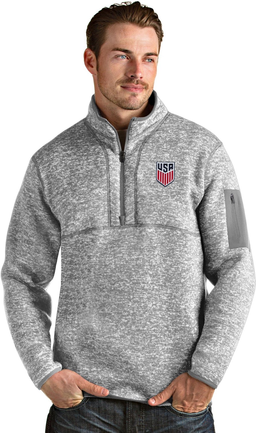Antigua Men's USA Fortune Pullover Sweatshirt