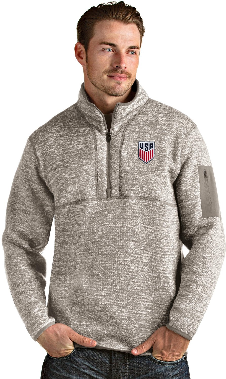 Antigua Men's USA Fortune Pullover Sweatshirt