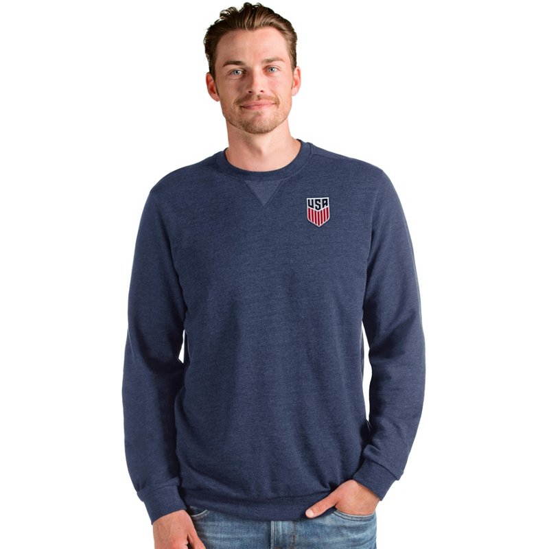 Antigua Men's USA Reward Crew Pullover