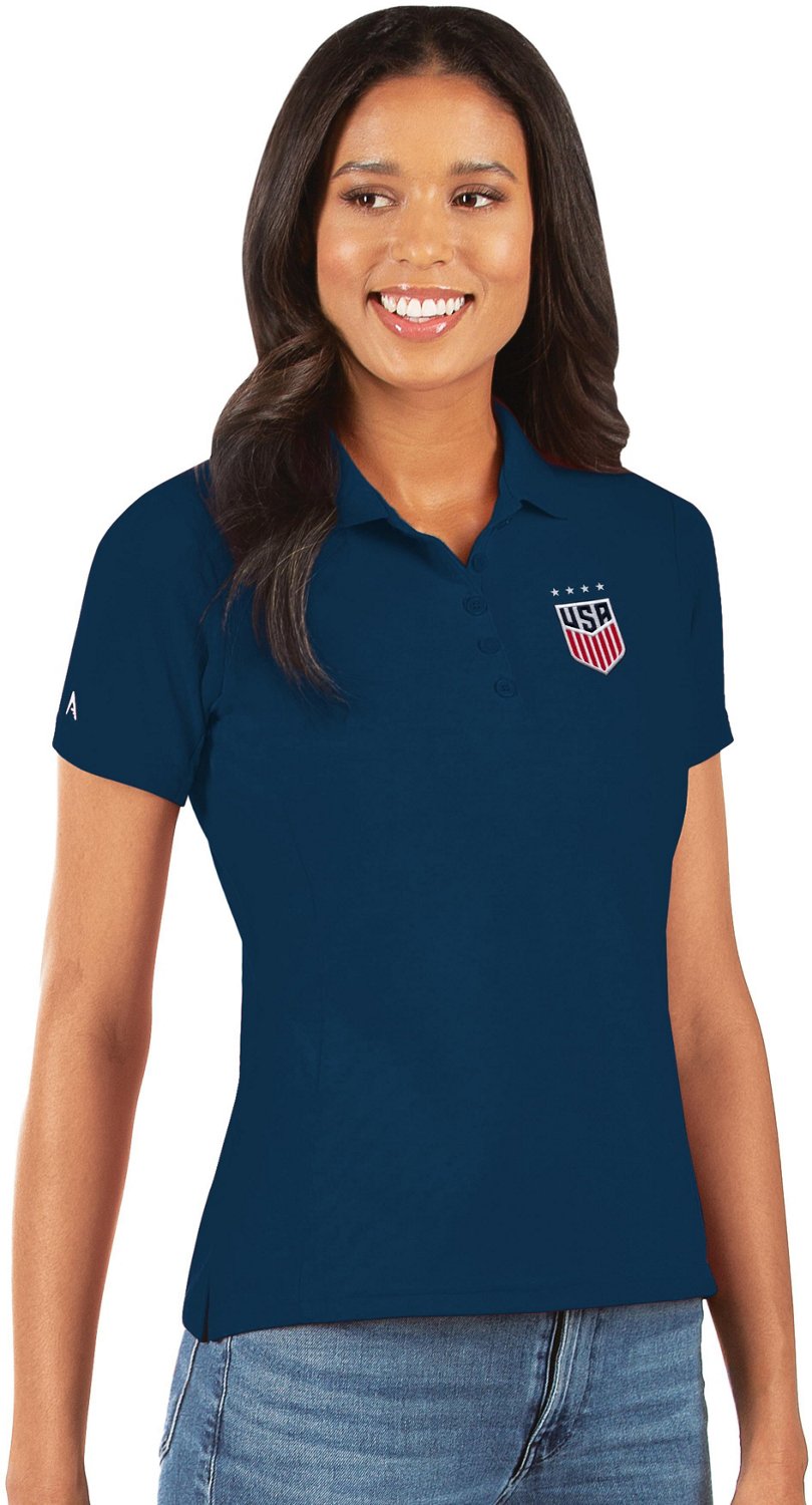 Antigua Women's USA Legacy Pique Polo Shirt