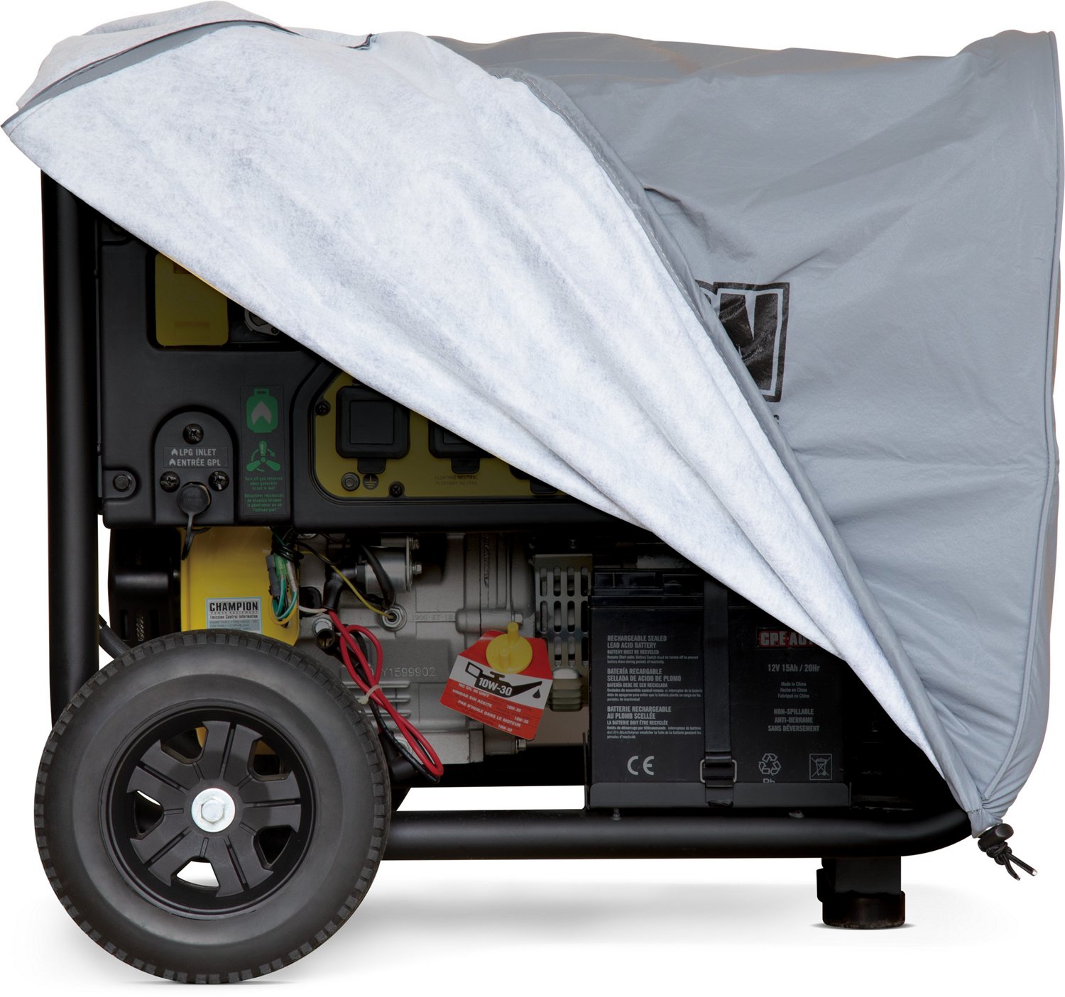 Champion 4800-11500W Portable Generator Weather-Resistant Storage Cover                                                          - view number 2