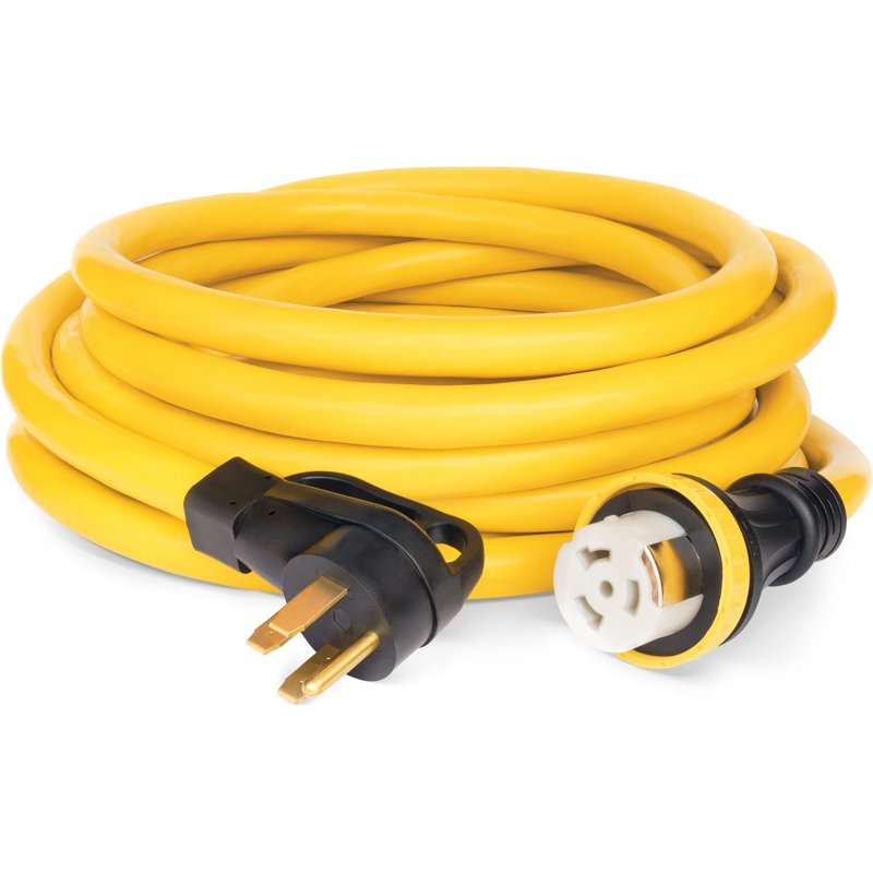 Champion 30 ft 50 amp RV Generator Power Cord Yellow - Camping Appliances at Academy Sports