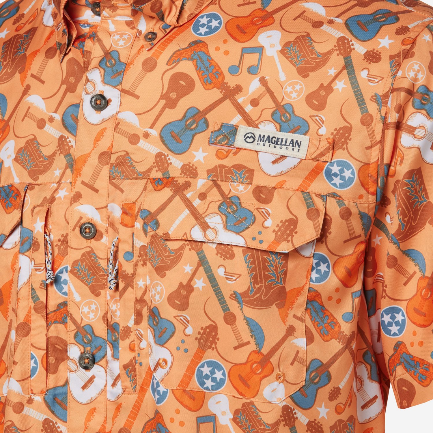 Magellan Outdoors Men's Tennessee Local State Print Shirt - view number 3
