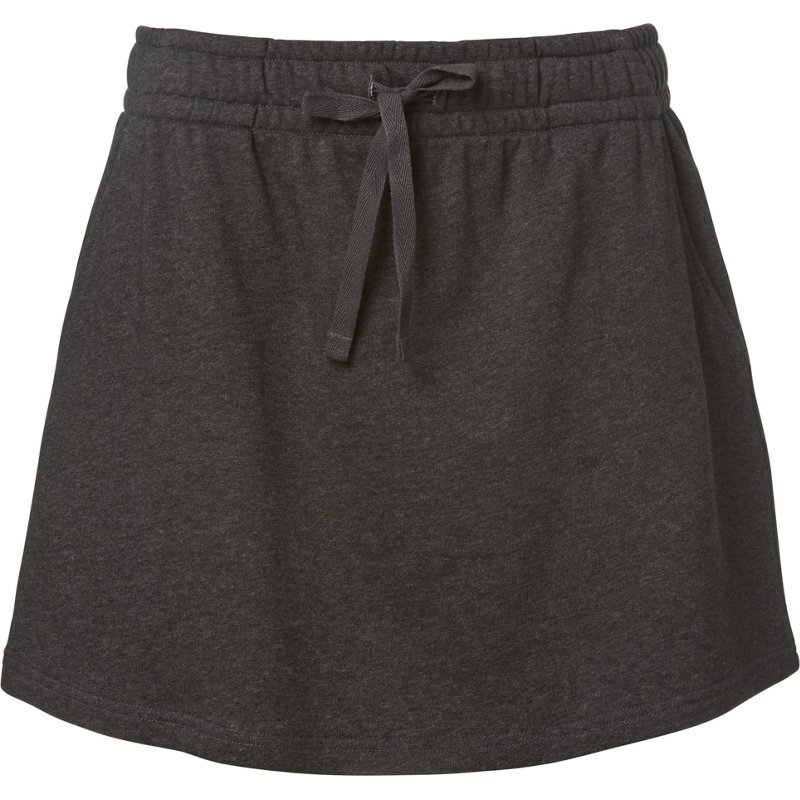 Academy Sports + Outdoors Women's French Terry Skirt Charcoal Heather, X-Small - Women's Core/Basic Bottoms
