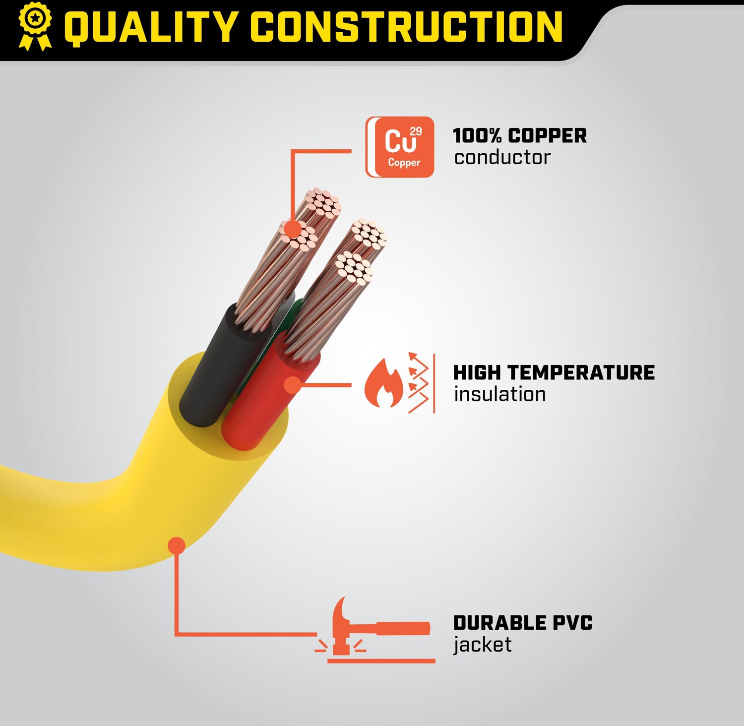 Champion 30 ft 50 amp RV Generator Power Cord - view number 5