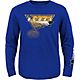 Outerstuff Boys’ St. Louis Blues Cracked Ice Long Sleeve T-shirt                                                               - view number 1 image
