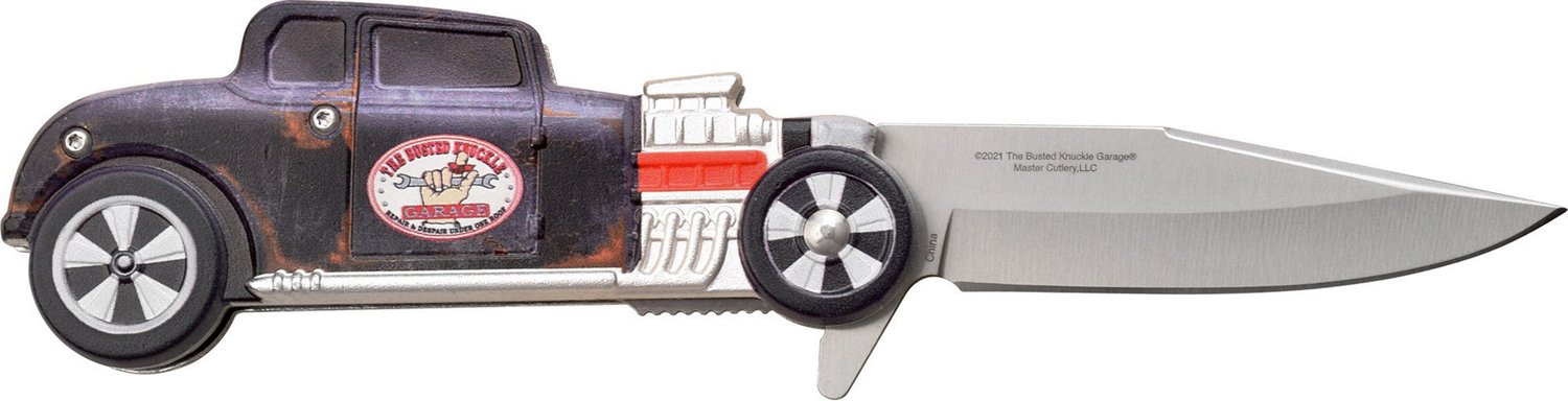 Master Cutlery Busted Knuckle Garage Hot Rod Spring Assisted Folding Knife - view number 2