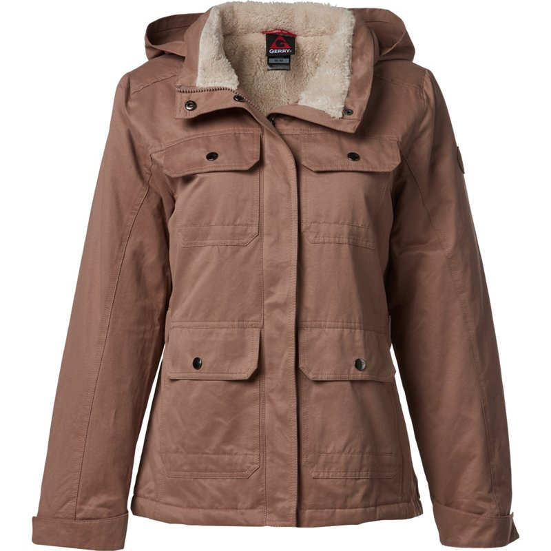 Gerry Women's Rider Lined Military Jacket Brown Light, Medium - Women's Ski Outerwear at Academy Sports product image
