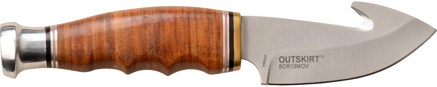 Master Cutlery Elk Ridge Outskirt 3.25 in Fixed Blade Gut Hook Knife - view number 2