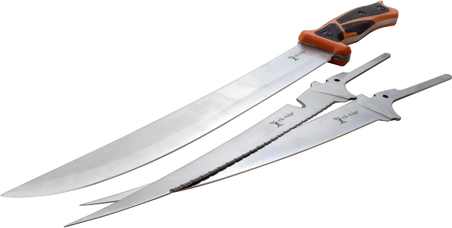 Master Cutlery Elk Ridge Trek Interchangeable Fillet Knife Set