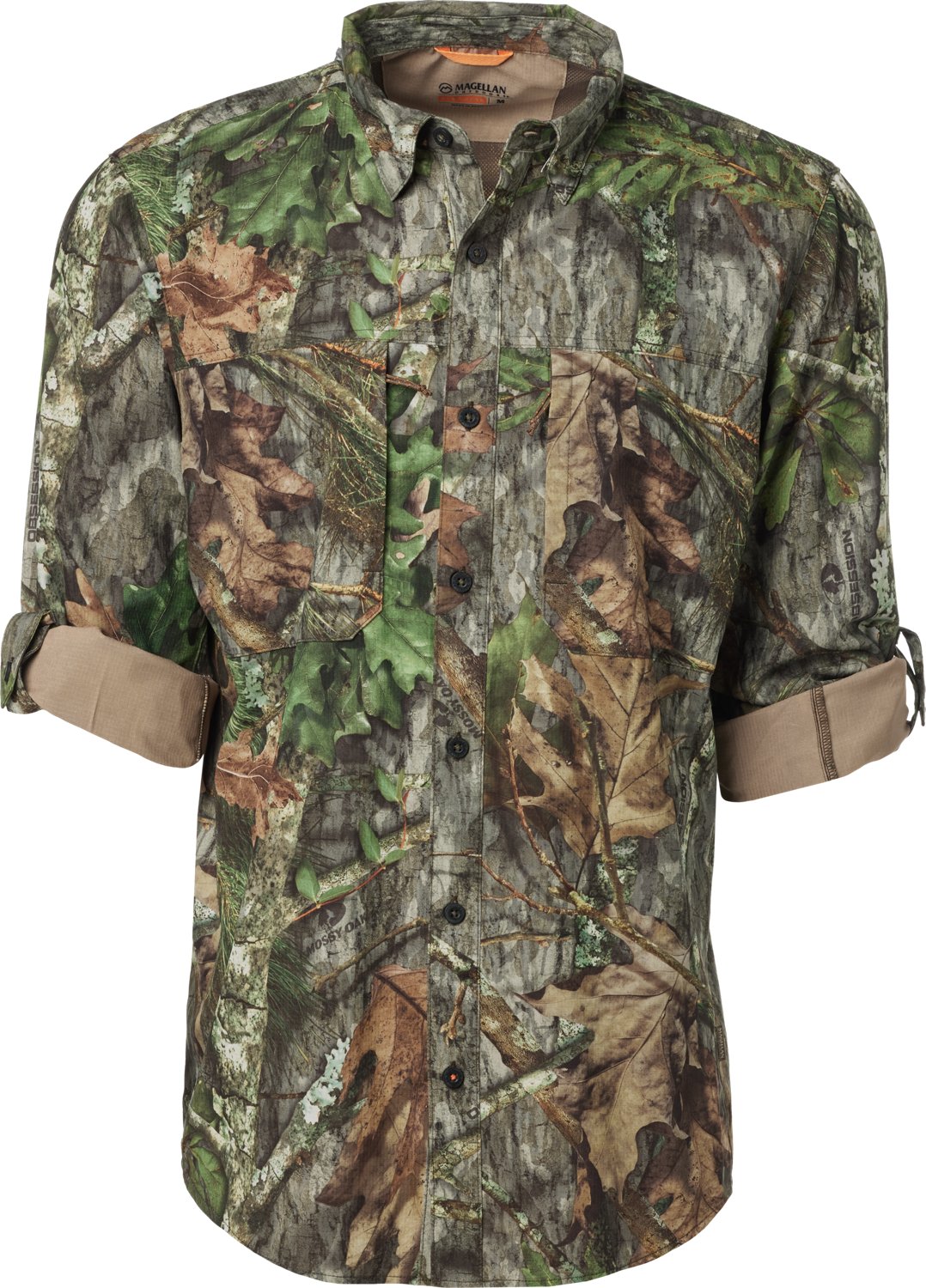 Magellan Outdoors Men's Lightweight Ripstop Button Down Long Sleeve Shirt - view number 3