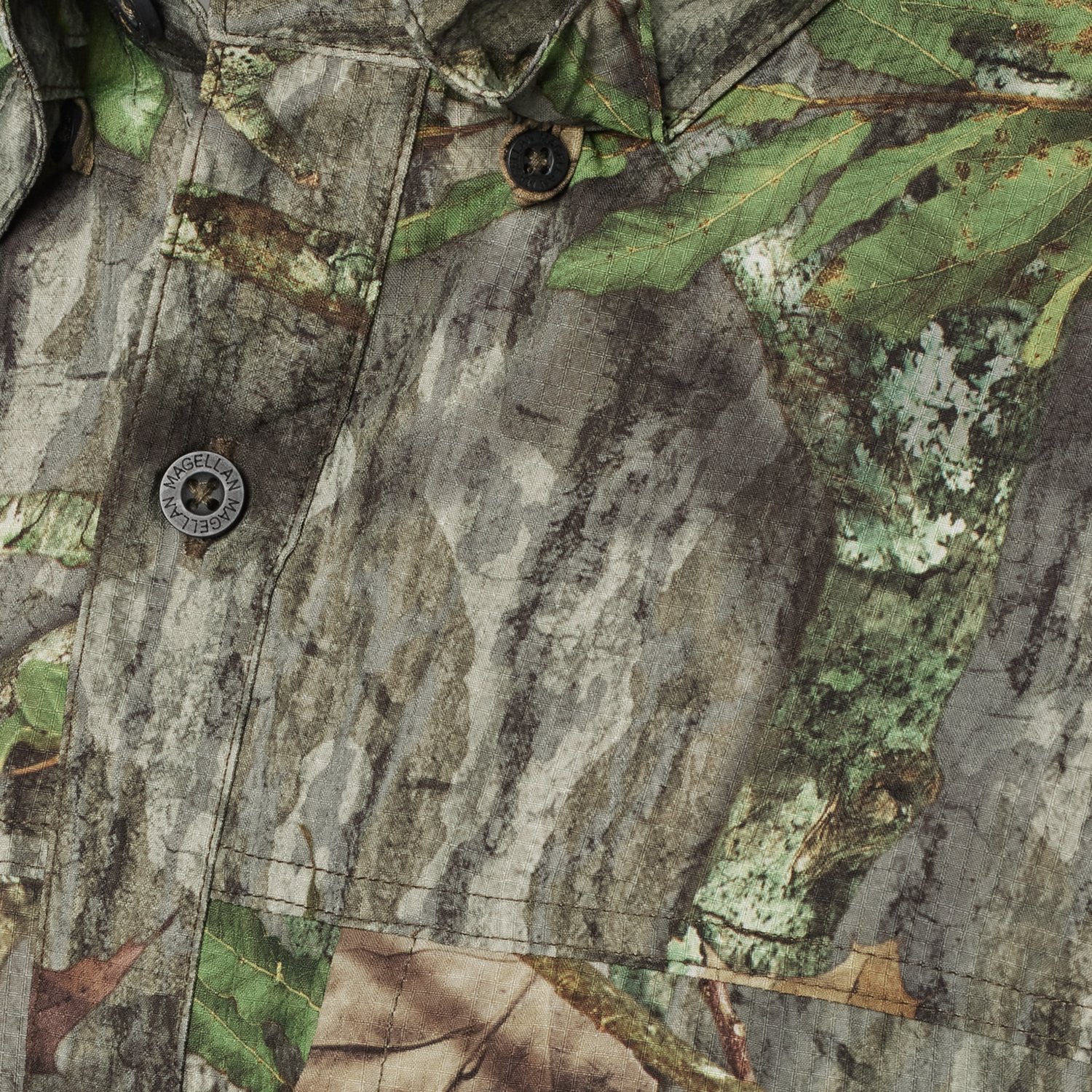 Magellan Outdoors Men's Lightweight Ripstop Button Down Long Sleeve Shirt - view number 4