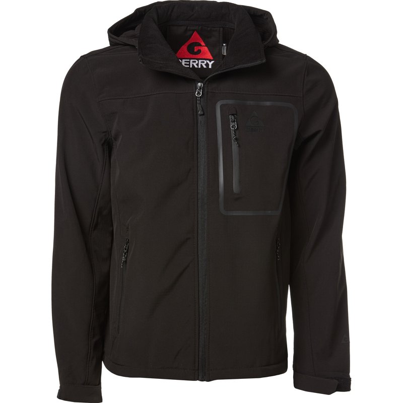 Gerry Men's Latitude Softshell Jacket Black, Large - Men's Ski Outerwear at Academy Sports product image
