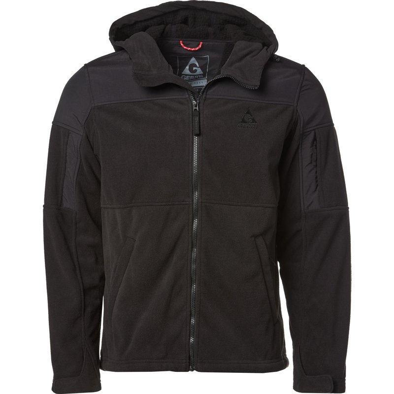Gerry Men's Wilder Mixed Media Fleece Jacket Black, Large - Men's Fleece at Academy Sports product image