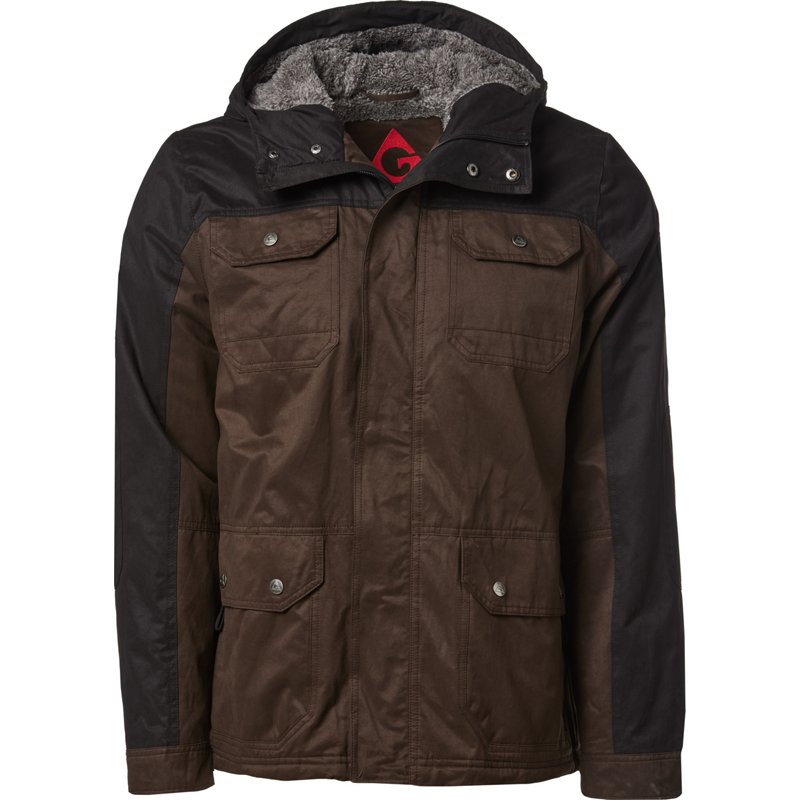 Gerry Men's Field Tech Sherpa Lined Jacket Brown, Large - Men's Ski Outerwear at Academy Sports product image