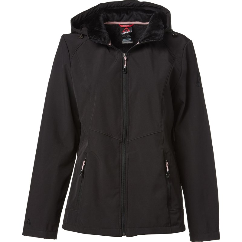Gerry Women's Lilly Softshell Jacket Black, Medium - Women's Ski Outerwear at Academy Sports product image